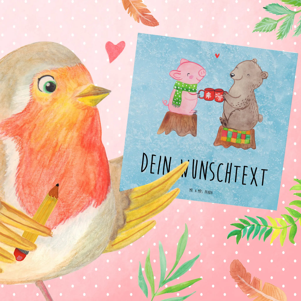 Personalisierte Deluxe Karte Glühschwein Sause Grußkarte als Geldgeschenk, Grußkarte selber drucken, Grußkarte mit Namen, Personalisierte Glückwunschkarte, Grußkarte mit persönlichen Nachrichten, Personalisierte Karte, Grußkarten personalisiert, Personalisierte Grußkarte, Personalisiertere Klappkarte, Grußkarte selbst gestalten, Personalisierte Einladungskarte, Personalisierte Geburtstagskarte, Personalisierte Hochzeitskarte, Winter, Weihnachten, Weihnachtsdeko, Nikolaus, Advent, Heiligabend, Wintermotiv, Weihnachtszeit, Schwein, Prost, Bär, Alles Gute