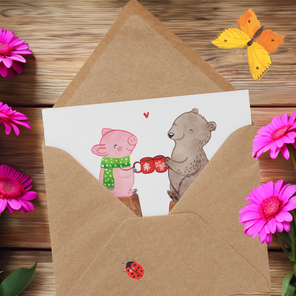 Personalisierte Deluxe Karte Glühschwein Sause Grußkarte als Geldgeschenk, Grußkarte selber drucken, Grußkarte mit Namen, Personalisierte Glückwunschkarte, Grußkarte mit persönlichen Nachrichten, Personalisierte Karte, Grußkarten personalisiert, Personalisierte Grußkarte, Personalisiertere Klappkarte, Grußkarte selbst gestalten, Personalisierte Einladungskarte, Personalisierte Geburtstagskarte, Personalisierte Hochzeitskarte, Winter, Weihnachten, Weihnachtsdeko, Nikolaus, Advent, Heiligabend, Wintermotiv, Weihnachtszeit, Schwein, Prost, Bär, Alles Gute