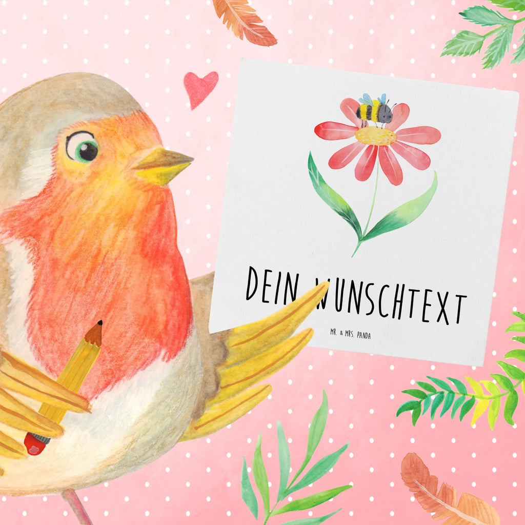 Personalized Deluxe Card bumblebee flower Personalisierte Glückwunschkarte, Personalisierte Einladungskarte, Grußkarte selbst gestalten, Personalisiertere Klappkarte, Grußkarte mit Namen, Personalisierte Karte, Grußkarte mit persönlichen Nachrichten, Personalisierte Hochzeitskarte, Grußkarte als Geldgeschenk, Grußkarten personalisiert, Personalisierte Grußkarte, Grußkarte selber drucken, Personalisierte Geburtstagskarte, Tiermotive, Gute Laune, lustige Sprüche, Tiere, Hummeln, Wespe, Blume, Feld, Biene, Hummel, Natur, Flauschig