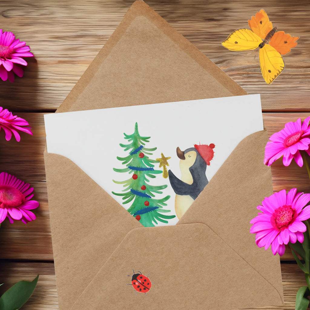 Personalisierte Deluxe Karte Pinguin Weihnachtsbaum Personalisierte Hochzeitskarte, Personalisierte Grußkarte, Personalisiertere Klappkarte, Personalisierte Einladungskarte, Grußkarten personalisiert, Personalisierte Geburtstagskarte, Grußkarte als Geldgeschenk, Grußkarte mit Namen, Personalisierte Glückwunschkarte, Grußkarte selber drucken, Personalisierte Karte, Grußkarte selbst gestalten, Grußkarte mit persönlichen Nachrichten, Winter, Weihnachten, Weihnachtsdeko, Nikolaus, Advent, Heiligabend, Wintermotiv, Pinguin