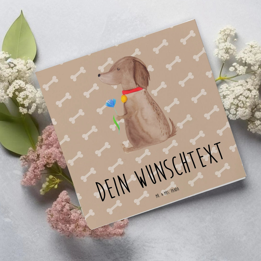 Personalized Deluxe Card Dog flower Personalisierte Einladungskarte, Personalisierte Hochzeitskarte, Grußkarte selber drucken, Personalisierte Karte, Personalisiertere Klappkarte, Personalisierte Geburtstagskarte, Personalisierte Glückwunschkarte, Grußkarte selbst gestalten, Grußkarte mit persönlichen Nachrichten, Grußkarte als Geldgeschenk, Personalisierte Grußkarte, Grußkarte mit Namen, Grußkarten personalisiert, Hund, Hundemotiv, Haustier, Hunderasse, Tierliebhaber, Hundebesitzer, Sprüche, Hunde, Frauchen, Hundeliebe