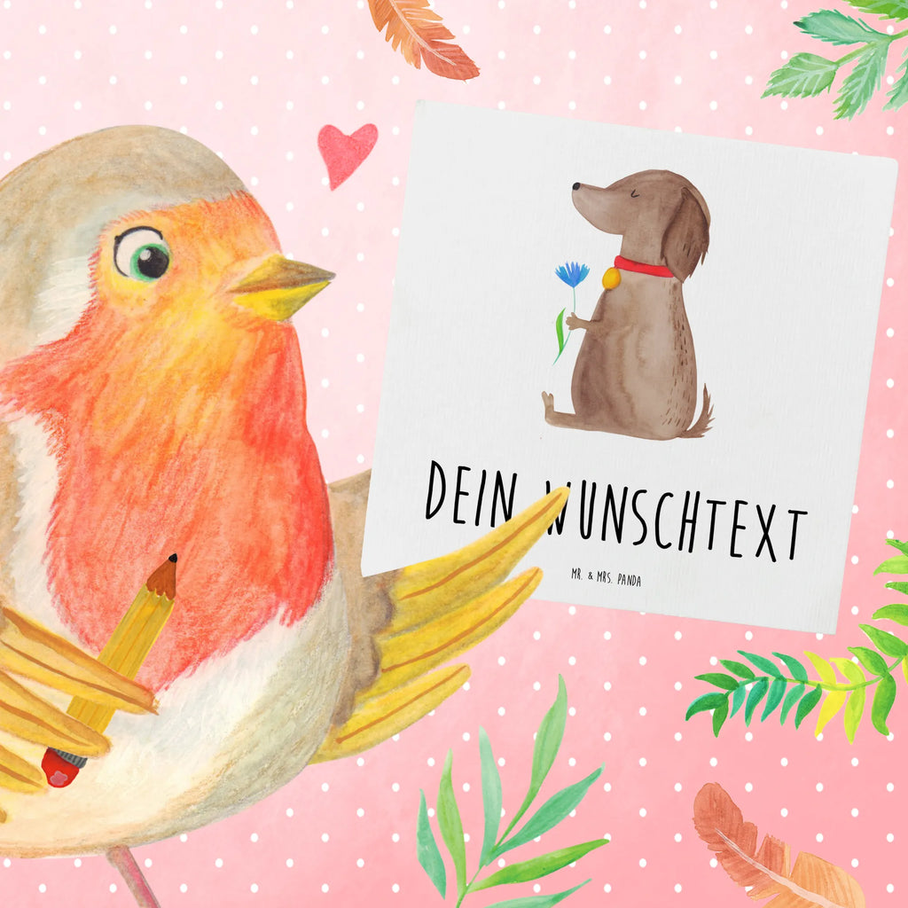 Personalized Deluxe Card Dog flower Personalisierte Einladungskarte, Personalisierte Hochzeitskarte, Grußkarte selber drucken, Personalisierte Karte, Personalisiertere Klappkarte, Personalisierte Geburtstagskarte, Personalisierte Glückwunschkarte, Grußkarte selbst gestalten, Grußkarte mit persönlichen Nachrichten, Grußkarte als Geldgeschenk, Personalisierte Grußkarte, Grußkarte mit Namen, Grußkarten personalisiert, Hund, Hundemotiv, Haustier, Hunderasse, Tierliebhaber, Hundebesitzer, Sprüche, Hunde, Frauchen, Hundeliebe
