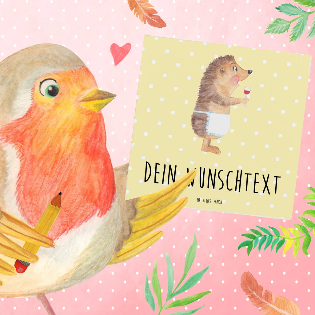 Personalized Deluxe Card Hedgehog wine Grußkarte selber drucken, Personalisierte Grußkarte, Personalisierte Karte, Grußkarte mit persönlichen Nachrichten, Personalisierte Einladungskarte, Personalisierte Geburtstagskarte, Personalisierte Glückwunschkarte, Grußkarte mit Namen, Grußkarte selbst gestalten, Grußkarte als Geldgeschenk, Personalisierte Hochzeitskarte, Personalisiertere Klappkarte, Grußkarten personalisiert, Tiermotive, Gute Laune, lustige Sprüche, Tiere, Weißwein, Weinglas, Igel, Rotwein, Wein Deko, Geschenk Weintrinker, Geschenk Weinliebhaber, Wein Spruch, Wein trinken