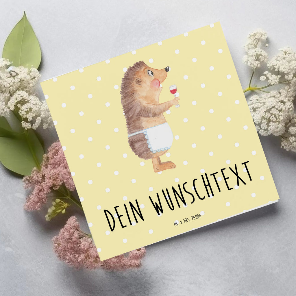 Personalized Deluxe Card Hedgehog wine Grußkarte selber drucken, Personalisierte Grußkarte, Personalisierte Karte, Grußkarte mit persönlichen Nachrichten, Personalisierte Einladungskarte, Personalisierte Geburtstagskarte, Personalisierte Glückwunschkarte, Grußkarte mit Namen, Grußkarte selbst gestalten, Grußkarte als Geldgeschenk, Personalisierte Hochzeitskarte, Personalisiertere Klappkarte, Grußkarten personalisiert, Tiermotive, Gute Laune, lustige Sprüche, Tiere, Weißwein, Weinglas, Igel, Rotwein, Wein Deko, Geschenk Weintrinker, Geschenk Weinliebhaber, Wein Spruch, Wein trinken