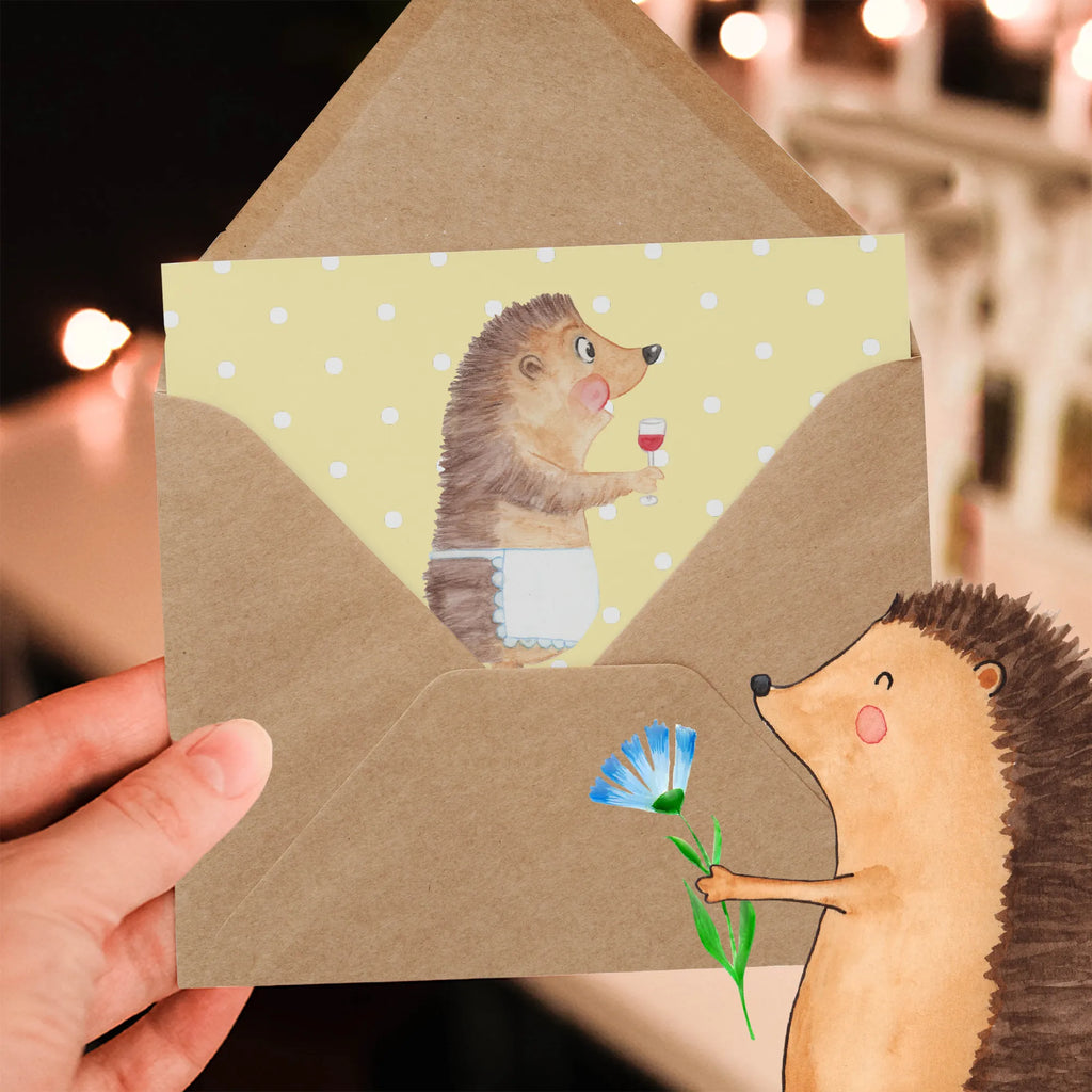 Personalized Deluxe Card Hedgehog wine Grußkarte selber drucken, Personalisierte Grußkarte, Personalisierte Karte, Grußkarte mit persönlichen Nachrichten, Personalisierte Einladungskarte, Personalisierte Geburtstagskarte, Personalisierte Glückwunschkarte, Grußkarte mit Namen, Grußkarte selbst gestalten, Grußkarte als Geldgeschenk, Personalisierte Hochzeitskarte, Personalisiertere Klappkarte, Grußkarten personalisiert, Tiermotive, Gute Laune, lustige Sprüche, Tiere, Weißwein, Weinglas, Igel, Rotwein, Wein Deko, Geschenk Weintrinker, Geschenk Weinliebhaber, Wein Spruch, Wein trinken