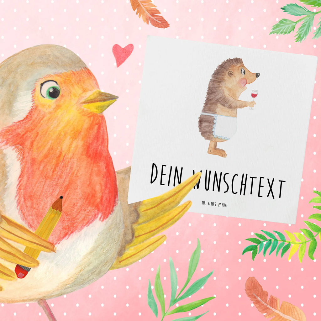 Personalized Deluxe Card Hedgehog wine Grußkarte selber drucken, Personalisierte Grußkarte, Personalisierte Karte, Grußkarte mit persönlichen Nachrichten, Personalisierte Einladungskarte, Personalisierte Geburtstagskarte, Personalisierte Glückwunschkarte, Grußkarte mit Namen, Grußkarte selbst gestalten, Grußkarte als Geldgeschenk, Personalisierte Hochzeitskarte, Personalisiertere Klappkarte, Grußkarten personalisiert, Tiermotive, Gute Laune, lustige Sprüche, Tiere, Weißwein, Weinglas, Igel, Rotwein, Wein Deko, Geschenk Weintrinker, Geschenk Weinliebhaber, Wein Spruch, Wein trinken