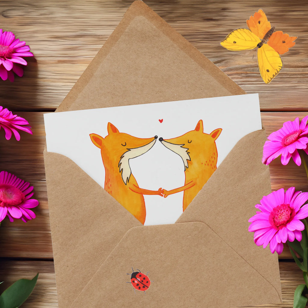 Personalisierte Deluxe Karte Füchse Liebe Personalisiertere Klappkarte, Personalisierte Glückwunschkarte, Grußkarte mit Namen, Personalisierte Grußkarte, Grußkarte als Geldgeschenk, Personalisierte Geburtstagskarte, Personalisierte Einladungskarte, Personalisierte Hochzeitskarte, Grußkarte selber drucken, Grußkarten personalisiert, Grußkarte mit persönlichen Nachrichten, Grußkarte selbst gestalten, Personalisierte Karte, Fuchs, Liebespaar, Freundin, Liebe, Füchse, Verlobte, Partner, Fox, Paar, Ehefrau, Ehemann, Ehe, Freund, Liebesbeweis