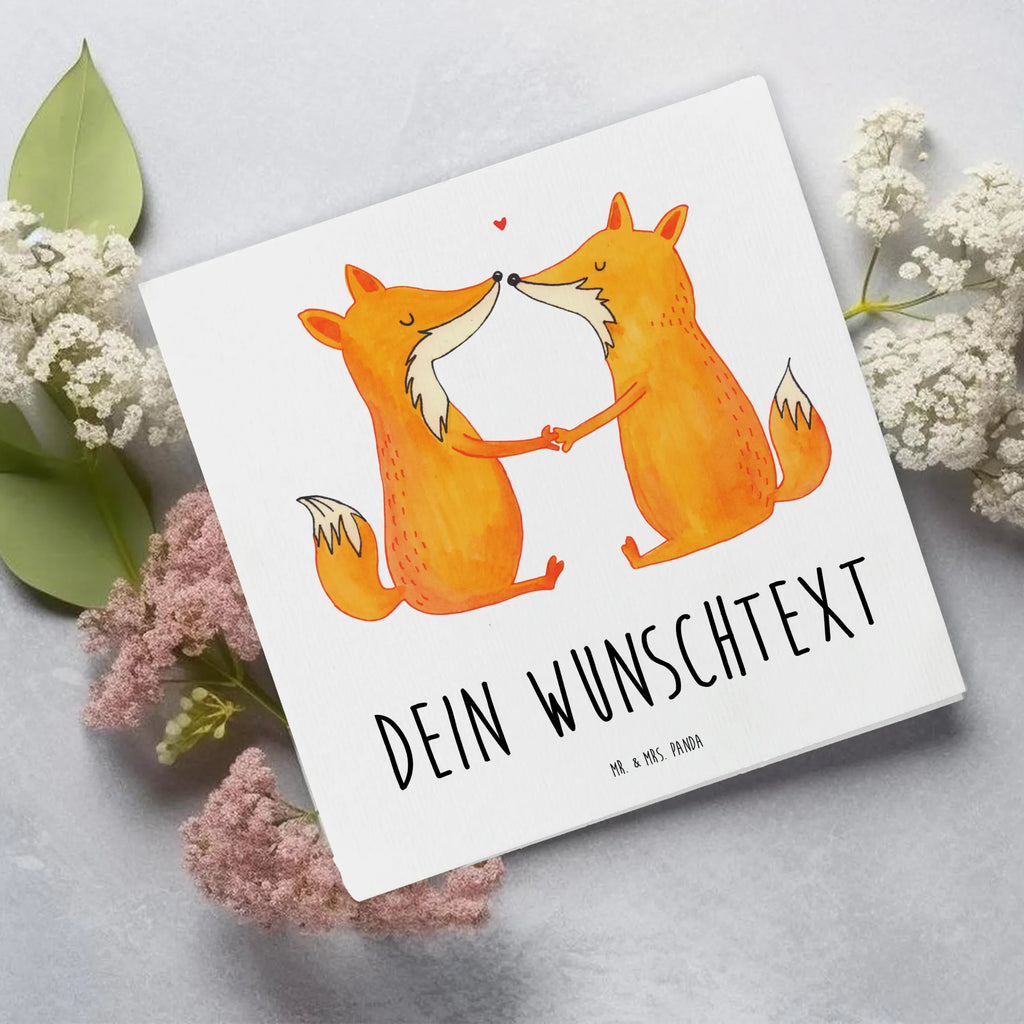 Personalisierte Deluxe Karte Füchse Liebe Personalisiertere Klappkarte, Personalisierte Glückwunschkarte, Grußkarte mit Namen, Personalisierte Grußkarte, Grußkarte als Geldgeschenk, Personalisierte Geburtstagskarte, Personalisierte Einladungskarte, Personalisierte Hochzeitskarte, Grußkarte selber drucken, Grußkarten personalisiert, Grußkarte mit persönlichen Nachrichten, Grußkarte selbst gestalten, Personalisierte Karte, Fuchs, Liebespaar, Freundin, Liebe, Füchse, Verlobte, Partner, Fox, Paar, Ehefrau, Ehemann, Ehe, Freund, Liebesbeweis