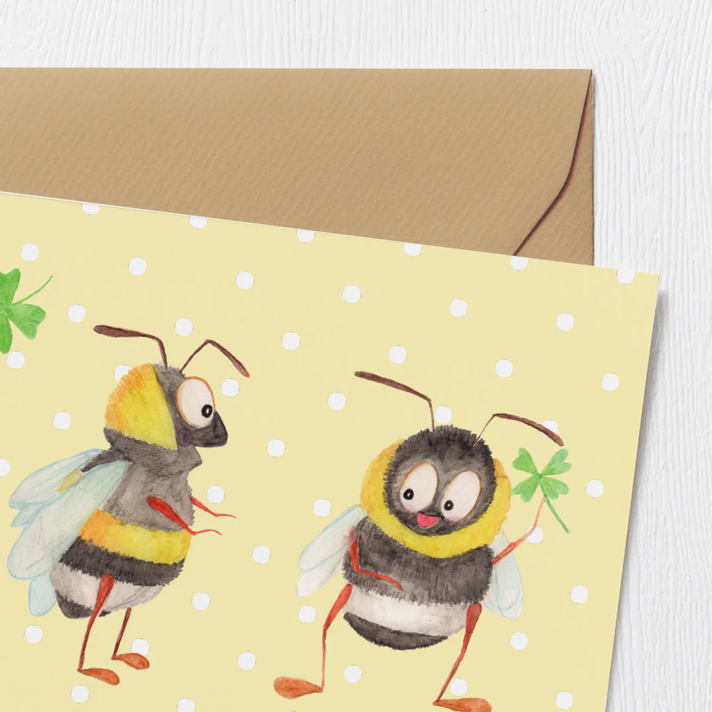 Personalized Deluxe Card bumblebees shamrock Personalisierte Hochzeitskarte, Grußkarte selber drucken, Grußkarte selbst gestalten, Grußkarten personalisiert, Personalisierte Grußkarte, Personalisierte Geburtstagskarte, Personalisiertere Klappkarte, Grußkarte mit persönlichen Nachrichten, Grußkarte mit Namen, Grußkarte als Geldgeschenk, Personalisierte Einladungskarte, Personalisierte Glückwunschkarte, Personalisierte Karte, Tiermotive, Gute Laune, lustige Sprüche, Tiere, Spruch schön, Spruch positiv, Hummel, Biene Deko, glücklich sein, glücklich werden, Biene, Spruch fröhlich