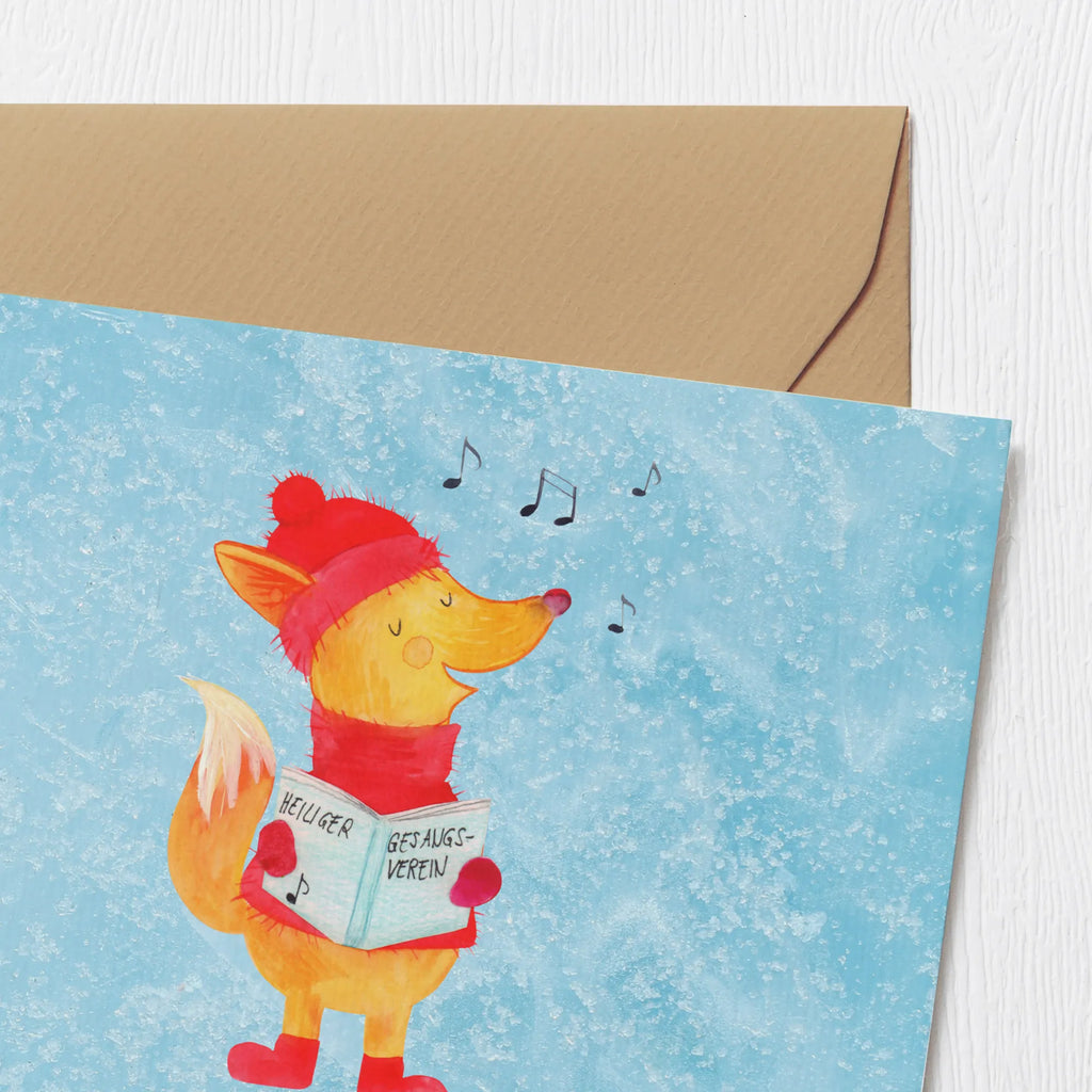 Personalisierte Deluxe Karte Fuchs Sänger Personalisierte Karte, Personalisierte Glückwunschkarte, Personalisierte Einladungskarte, Grußkarten personalisiert, Grußkarte selber drucken, Grußkarte mit persönlichen Nachrichten, Grußkarte mit Namen, Grußkarte selbst gestalten, Grußkarte als Geldgeschenk, Personalisierte Geburtstagskarte, Personalisierte Hochzeitskarte, Personalisierte Grußkarte, Personalisiertere Klappkarte, Winter, Weihnachten, Weihnachtsdeko, Nikolaus, Advent, Heiligabend, Wintermotiv, Singen, Weihnachtslieder, Sänger, Geschenk Sänger, Fuchs, Füchse