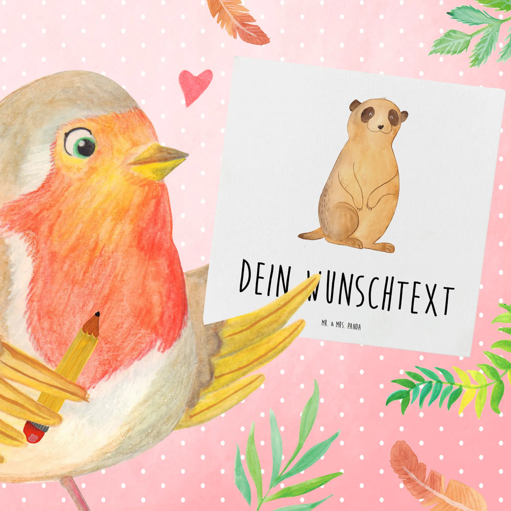 Personalisierte Deluxe Karte Erdmännchen Grußkarte mit persönlichen Nachrichten, Personalisierte Grußkarte, Grußkarte als Geldgeschenk, Personalisierte Geburtstagskarte, Personalisierte Hochzeitskarte, Grußkarte mit Namen, Personalisierte Einladungskarte, Grußkarten personalisiert, Personalisierte Karte, Grußkarte selber drucken, Personalisiertere Klappkarte, Personalisierte Glückwunschkarte, Grußkarte selbst gestalten, Afrika, Wildtiere, Roadtrip, Traveling, Weltreise, Spruch, Erdmännchen, Reisen, Afrikareise