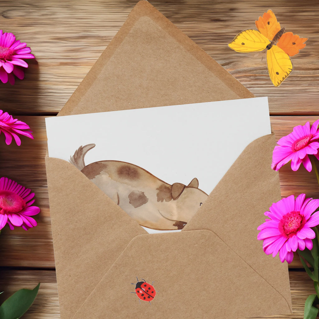 Personalisierte Deluxe Karte Hund Marienkäfer Grußkarten personalisiert, Personalisierte Glückwunschkarte, Personalisierte Grußkarte, Personalisierte Hochzeitskarte, Personalisierte Karte, Grußkarte mit Namen, Grußkarte mit persönlichen Nachrichten, Personalisiertere Klappkarte, Grußkarte selber drucken, Personalisierte Einladungskarte, Personalisierte Geburtstagskarte, Grußkarte als Geldgeschenk, Grußkarte selbst gestalten, Hund, Hundemotiv, Haustier, Hunderasse, Tierliebhaber, Hundebesitzer, Sprüche, Hunde, Mischlinghund, Hundespruch, Mischling, Marienkäfer