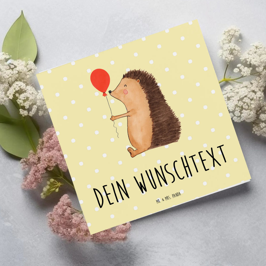 Personalized Deluxe Card Hedgehog balloon Grußkarten personalisiert, Personalisierte Geburtstagskarte, Grußkarte mit Namen, Grußkarte selbst gestalten, Personalisierte Hochzeitskarte, Grußkarte mit persönlichen Nachrichten, Grußkarte selber drucken, Grußkarte als Geldgeschenk, Personalisiertere Klappkarte, Personalisierte Einladungskarte, Personalisierte Glückwunschkarte, Personalisierte Grußkarte, Personalisierte Karte, Tiermotive, Gute Laune, lustige Sprüche, Tiere, Geburtstagskind, Herzlichen Glückwunsch, Glückwunsch, Ballon, Geburtstag, Igel, Happy Birthday