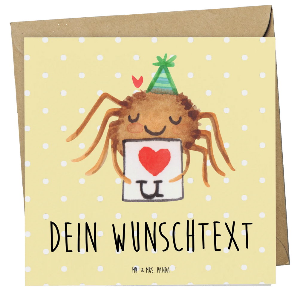 Personalisierte Deluxe Karte Spinne Agathe Brief Grußkarte mit persönlichen Nachrichten, Personalisierte Hochzeitskarte, Grußkarte als Geldgeschenk, Personalisierte Glückwunschkarte, Personalisierte Geburtstagskarte, Grußkarte mit Namen, Grußkarten personalisiert, Grußkarte selber drucken, Grußkarte selbst gestalten, Personalisierte Grußkarte, Personalisierte Karte, Personalisierte Einladungskarte, Personalisiertere Klappkarte, Spinne Agathe, Spinne, Agathe, Videos, Merchandise, Treuebeweis, Liebespaar, Heiratsantrag, Verliebt, Liebesgeschenk, Treuetest, Ich Liebe dich, Liebesbeweis