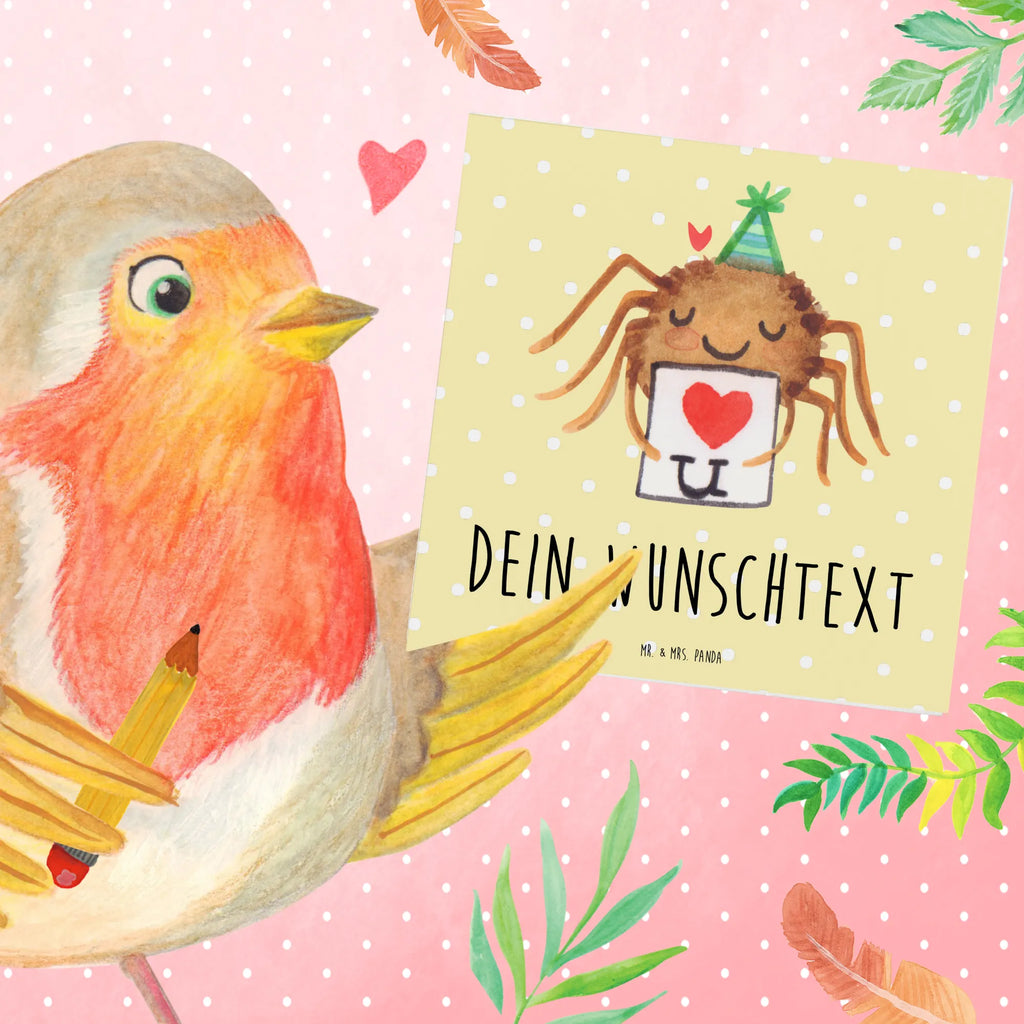 Personalisierte Deluxe Karte Spinne Agathe Brief Grußkarte mit persönlichen Nachrichten, Personalisierte Hochzeitskarte, Grußkarte als Geldgeschenk, Personalisierte Glückwunschkarte, Personalisierte Geburtstagskarte, Grußkarte mit Namen, Grußkarten personalisiert, Grußkarte selber drucken, Grußkarte selbst gestalten, Personalisierte Grußkarte, Personalisierte Karte, Personalisierte Einladungskarte, Personalisiertere Klappkarte, Spinne Agathe, Spinne, Agathe, Videos, Merchandise, Treuebeweis, Liebespaar, Heiratsantrag, Verliebt, Liebesgeschenk, Treuetest, Ich Liebe dich, Liebesbeweis