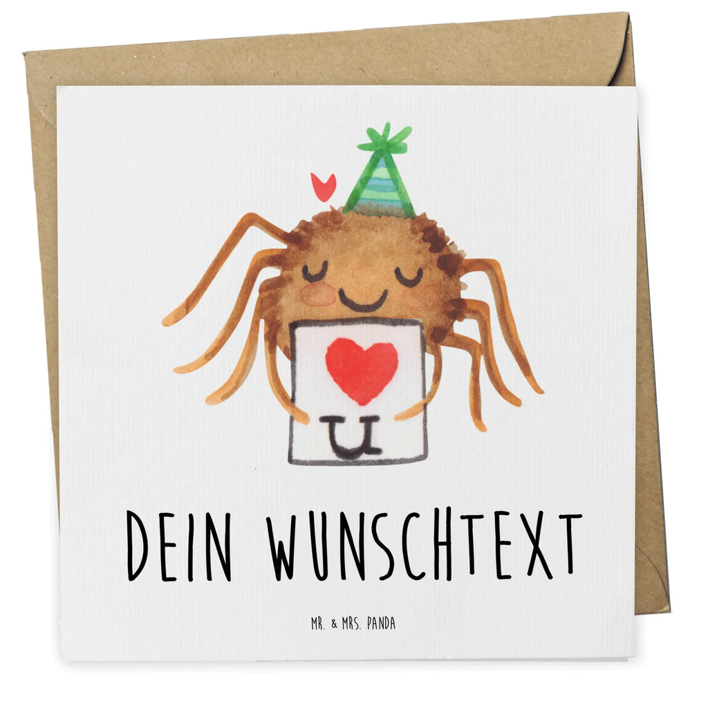 Personalisierte Deluxe Karte Spinne Agathe Brief Grußkarte mit persönlichen Nachrichten, Personalisierte Hochzeitskarte, Grußkarte als Geldgeschenk, Personalisierte Glückwunschkarte, Personalisierte Geburtstagskarte, Grußkarte mit Namen, Grußkarten personalisiert, Grußkarte selber drucken, Grußkarte selbst gestalten, Personalisierte Grußkarte, Personalisierte Karte, Personalisierte Einladungskarte, Personalisiertere Klappkarte, Spinne Agathe, Spinne, Agathe, Videos, Merchandise, Treuebeweis, Liebespaar, Heiratsantrag, Verliebt, Liebesgeschenk, Treuetest, Ich Liebe dich, Liebesbeweis