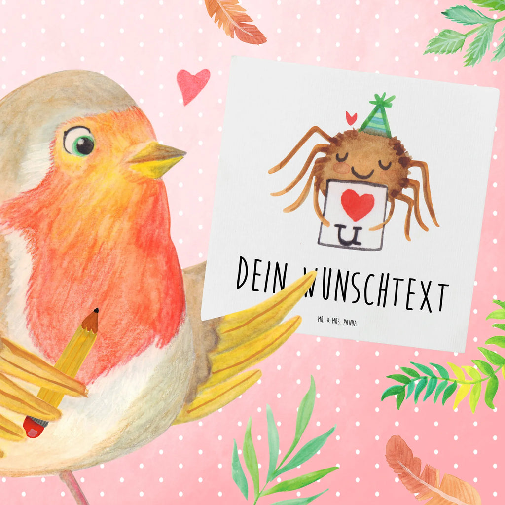 Personalisierte Deluxe Karte Spinne Agathe Brief Grußkarte mit persönlichen Nachrichten, Personalisierte Hochzeitskarte, Grußkarte als Geldgeschenk, Personalisierte Glückwunschkarte, Personalisierte Geburtstagskarte, Grußkarte mit Namen, Grußkarten personalisiert, Grußkarte selber drucken, Grußkarte selbst gestalten, Personalisierte Grußkarte, Personalisierte Karte, Personalisierte Einladungskarte, Personalisiertere Klappkarte, Spinne Agathe, Spinne, Agathe, Videos, Merchandise, Treuebeweis, Liebespaar, Heiratsantrag, Verliebt, Liebesgeschenk, Treuetest, Ich Liebe dich, Liebesbeweis