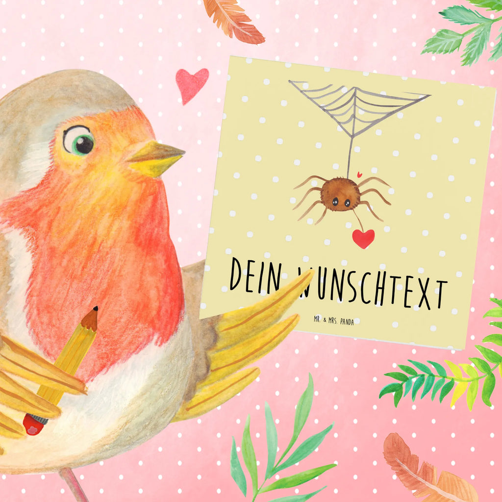 Personalized Deluxe Card Spider Agathe Love Personalisierte Geburtstagskarte, Grußkarte selber drucken, Personalisierte Grußkarte, Grußkarte selbst gestalten, Grußkarten personalisiert, Personalisierte Karte, Personalisiertere Klappkarte, Personalisierte Glückwunschkarte, Grußkarte mit Namen, Grußkarte als Geldgeschenk, Grußkarte mit persönlichen Nachrichten, Personalisierte Hochzeitskarte, Personalisierte Einladungskarte, Spinne Agathe, Spinne, Agathe, Videos, Merchandise, Liebesgeschenk, Liebesbeweis, Verliebt, Liebe