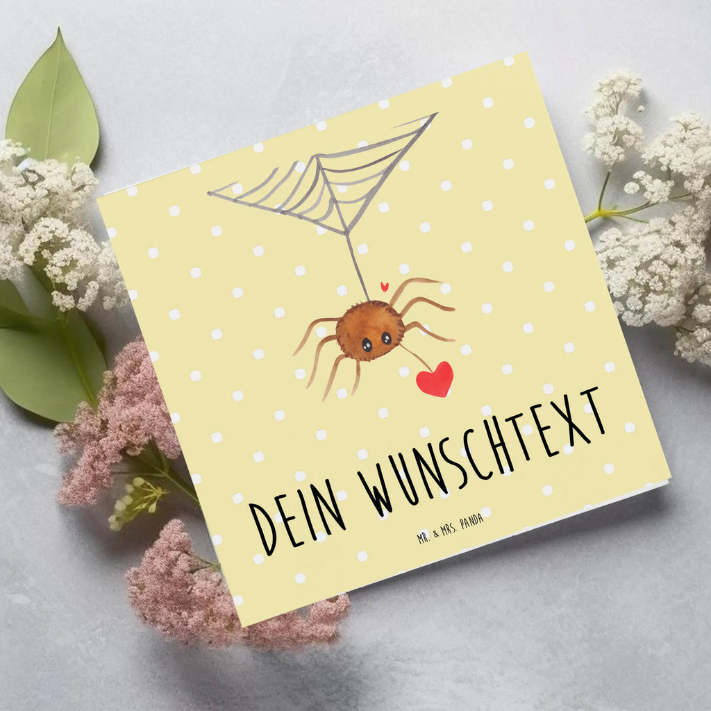 Personalized Deluxe Card Spider Agathe Love Personalisierte Geburtstagskarte, Grußkarte selber drucken, Personalisierte Grußkarte, Grußkarte selbst gestalten, Grußkarten personalisiert, Personalisierte Karte, Personalisiertere Klappkarte, Personalisierte Glückwunschkarte, Grußkarte mit Namen, Grußkarte als Geldgeschenk, Grußkarte mit persönlichen Nachrichten, Personalisierte Hochzeitskarte, Personalisierte Einladungskarte, Spinne Agathe, Spinne, Agathe, Videos, Merchandise, Liebesgeschenk, Liebesbeweis, Verliebt, Liebe