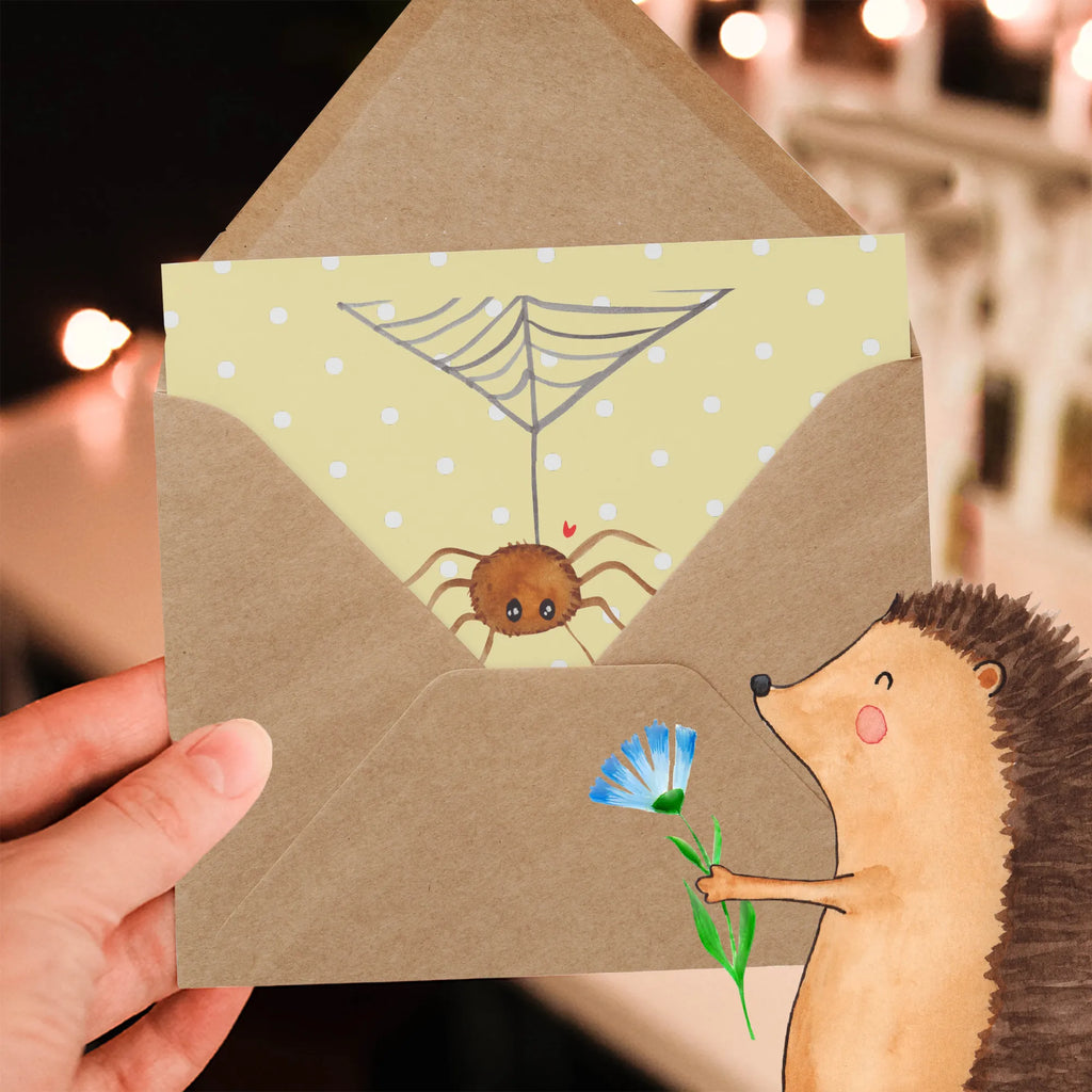 Personalized Deluxe Card Spider Agathe Love Personalisierte Geburtstagskarte, Grußkarte selber drucken, Personalisierte Grußkarte, Grußkarte selbst gestalten, Grußkarten personalisiert, Personalisierte Karte, Personalisiertere Klappkarte, Personalisierte Glückwunschkarte, Grußkarte mit Namen, Grußkarte als Geldgeschenk, Grußkarte mit persönlichen Nachrichten, Personalisierte Hochzeitskarte, Personalisierte Einladungskarte, Spinne Agathe, Spinne, Agathe, Videos, Merchandise, Liebesgeschenk, Liebesbeweis, Verliebt, Liebe