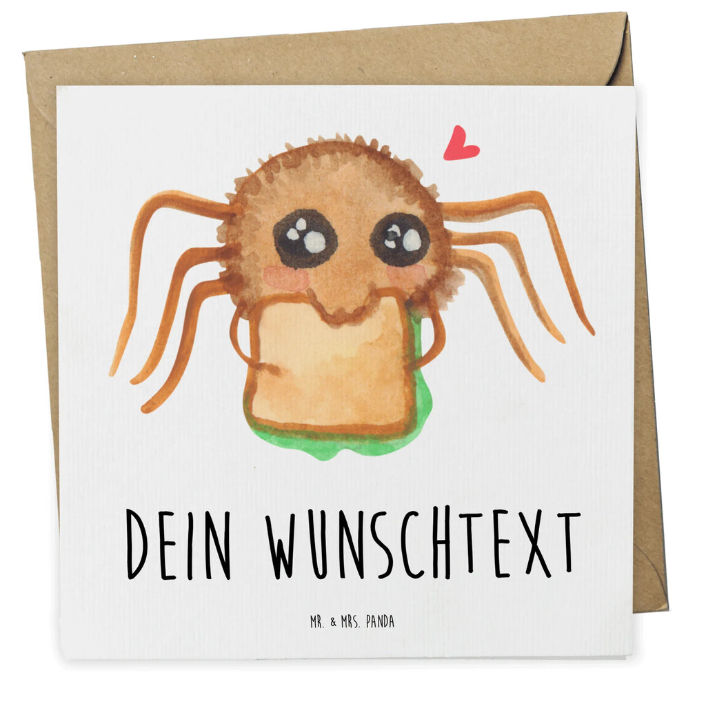 Personalized Deluxe Card Spider Agathe Sandwich Grußkarte mit persönlichen Nachrichten, Grußkarte als Geldgeschenk, Grußkarte selbst gestalten, Grußkarte mit Namen, Personalisierte Glückwunschkarte, Personalisierte Einladungskarte, Grußkarte selber drucken, Personalisierte Geburtstagskarte, Personalisierte Karte, Grußkarten personalisiert, Personalisierte Grußkarte, Personalisiertere Klappkarte, Personalisierte Hochzeitskarte, Spinne Agathe, Spinne, Agathe, Videos, Merchandise, Verfressen, Hunger, Mut, Lebensfreude, Alles wird gut, Glück, Hungrig