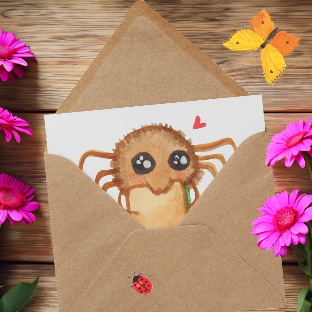 Personalized Deluxe Card Spider Agathe Sandwich Grußkarte mit persönlichen Nachrichten, Grußkarte als Geldgeschenk, Grußkarte selbst gestalten, Grußkarte mit Namen, Personalisierte Glückwunschkarte, Personalisierte Einladungskarte, Grußkarte selber drucken, Personalisierte Geburtstagskarte, Personalisierte Karte, Grußkarten personalisiert, Personalisierte Grußkarte, Personalisiertere Klappkarte, Personalisierte Hochzeitskarte, Spinne Agathe, Spinne, Agathe, Videos, Merchandise, Verfressen, Hunger, Mut, Lebensfreude, Alles wird gut, Glück, Hungrig