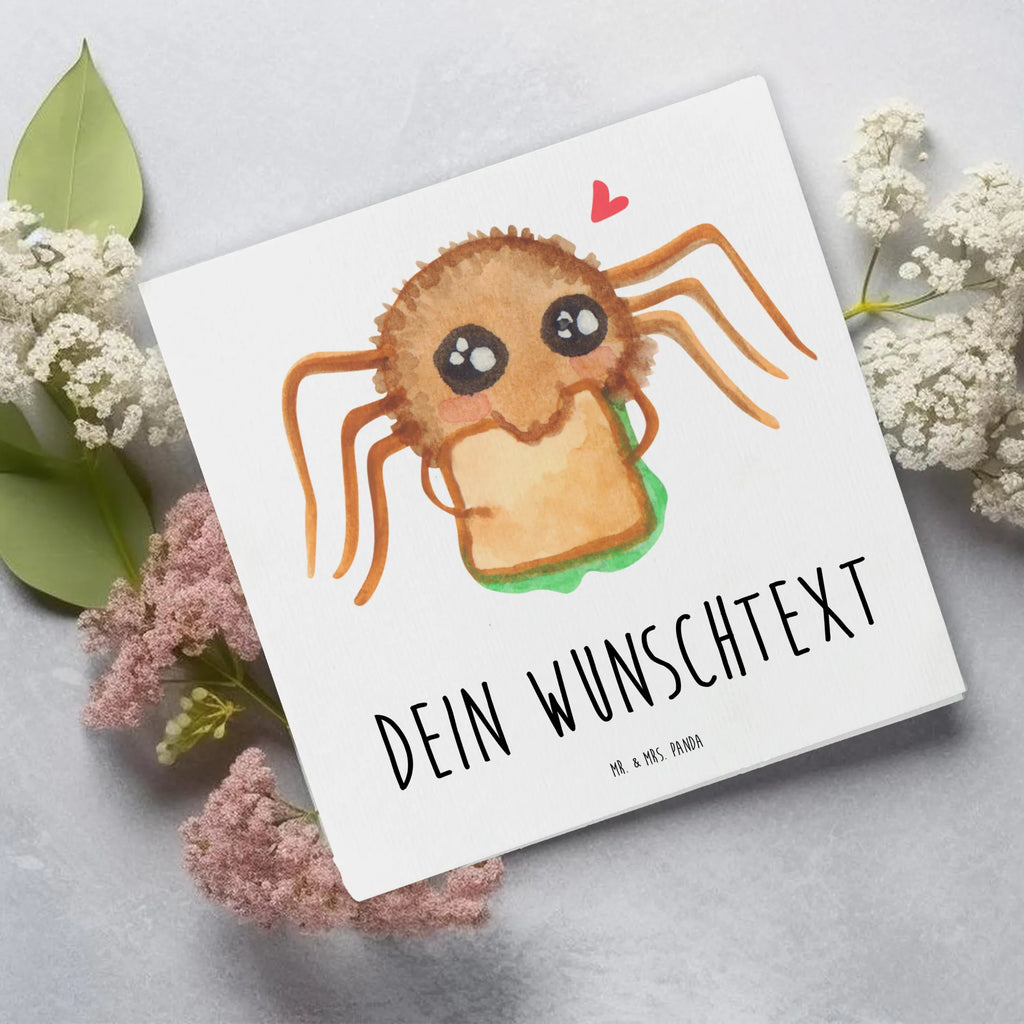 Personalized Deluxe Card Spider Agathe Sandwich Grußkarte mit persönlichen Nachrichten, Grußkarte als Geldgeschenk, Grußkarte selbst gestalten, Grußkarte mit Namen, Personalisierte Glückwunschkarte, Personalisierte Einladungskarte, Grußkarte selber drucken, Personalisierte Geburtstagskarte, Personalisierte Karte, Grußkarten personalisiert, Personalisierte Grußkarte, Personalisiertere Klappkarte, Personalisierte Hochzeitskarte, Spinne Agathe, Spinne, Agathe, Videos, Merchandise, Verfressen, Hunger, Mut, Lebensfreude, Alles wird gut, Glück, Hungrig