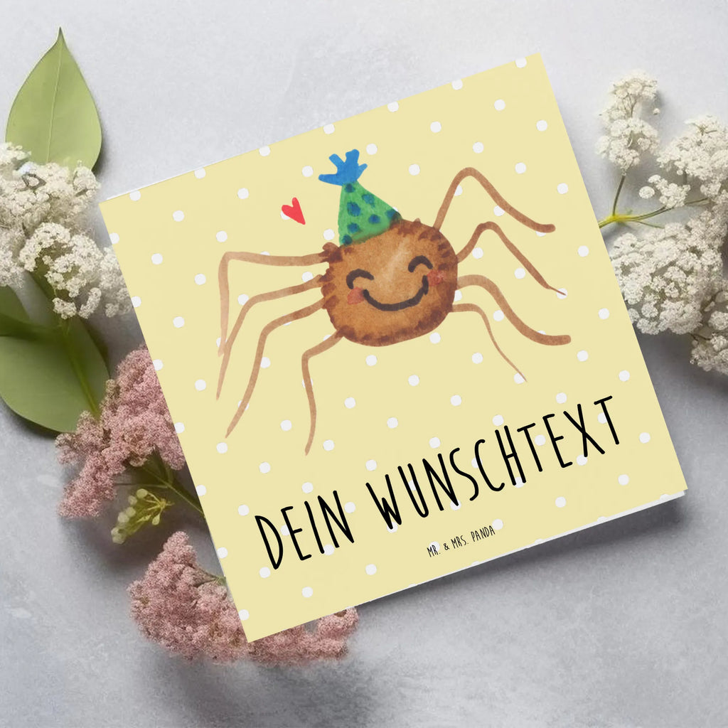 Personalisierte Deluxe Karte Spinne Agathe Party Grußkarte selber drucken, Grußkarte mit persönlichen Nachrichten, Personalisierte Grußkarte, Personalisiertere Klappkarte, Personalisierte Karte, Personalisierte Einladungskarte, Grußkarte als Geldgeschenk, Grußkarten personalisiert, Personalisierte Glückwunschkarte, Grußkarte mit Namen, Personalisierte Geburtstagskarte, Grußkarte selbst gestalten, Personalisierte Hochzeitskarte, Spinne Agathe, Spinne, Agathe, Videos, Merchandise, Glück, Selbstliebe, Motivation, Wunder