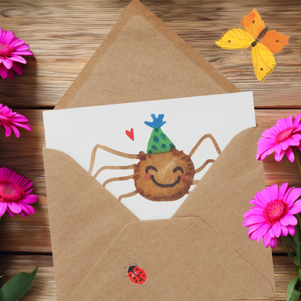 Personalisierte Deluxe Karte Spinne Agathe Party Grußkarte selber drucken, Grußkarte mit persönlichen Nachrichten, Personalisierte Grußkarte, Personalisiertere Klappkarte, Personalisierte Karte, Personalisierte Einladungskarte, Grußkarte als Geldgeschenk, Grußkarten personalisiert, Personalisierte Glückwunschkarte, Grußkarte mit Namen, Personalisierte Geburtstagskarte, Grußkarte selbst gestalten, Personalisierte Hochzeitskarte, Spinne Agathe, Spinne, Agathe, Videos, Merchandise, Glück, Selbstliebe, Motivation, Wunder