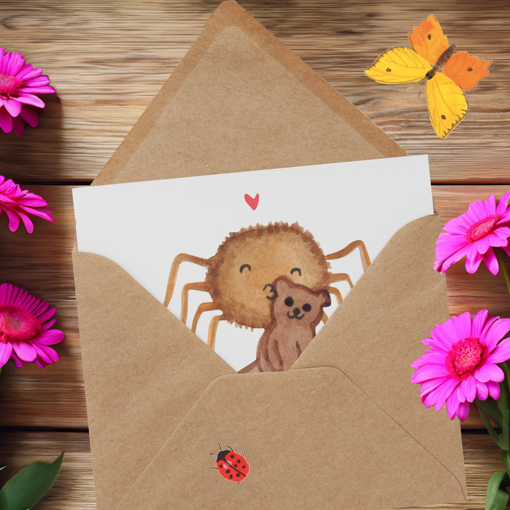 Personalisierte Deluxe Karte Spinne Agathe Teddy Grußkarten personalisiert, Personalisierte Karte, Grußkarte selber drucken, Grußkarte mit Namen, Grußkarte als Geldgeschenk, Grußkarte selbst gestalten, Personalisierte Hochzeitskarte, Personalisiertere Klappkarte, Personalisierte Einladungskarte, Personalisierte Grußkarte, Grußkarte mit persönlichen Nachrichten, Personalisierte Glückwunschkarte, Personalisierte Geburtstagskarte, Spinne Agathe, Spinne, Agathe, Videos, Merchandise, Miteinander, Dankeschön, Teddy, Liebesgeschenk, Freundschaft, Treue, Verliebt, Liebesbeweis