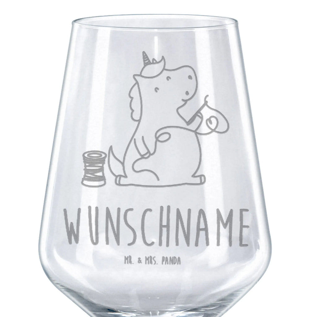 Personalizowany kieliszek do czerwonego wina Jednorożec krawcowa Jednorożec, jednorożce, dekoracje jednorożca, jednorożec