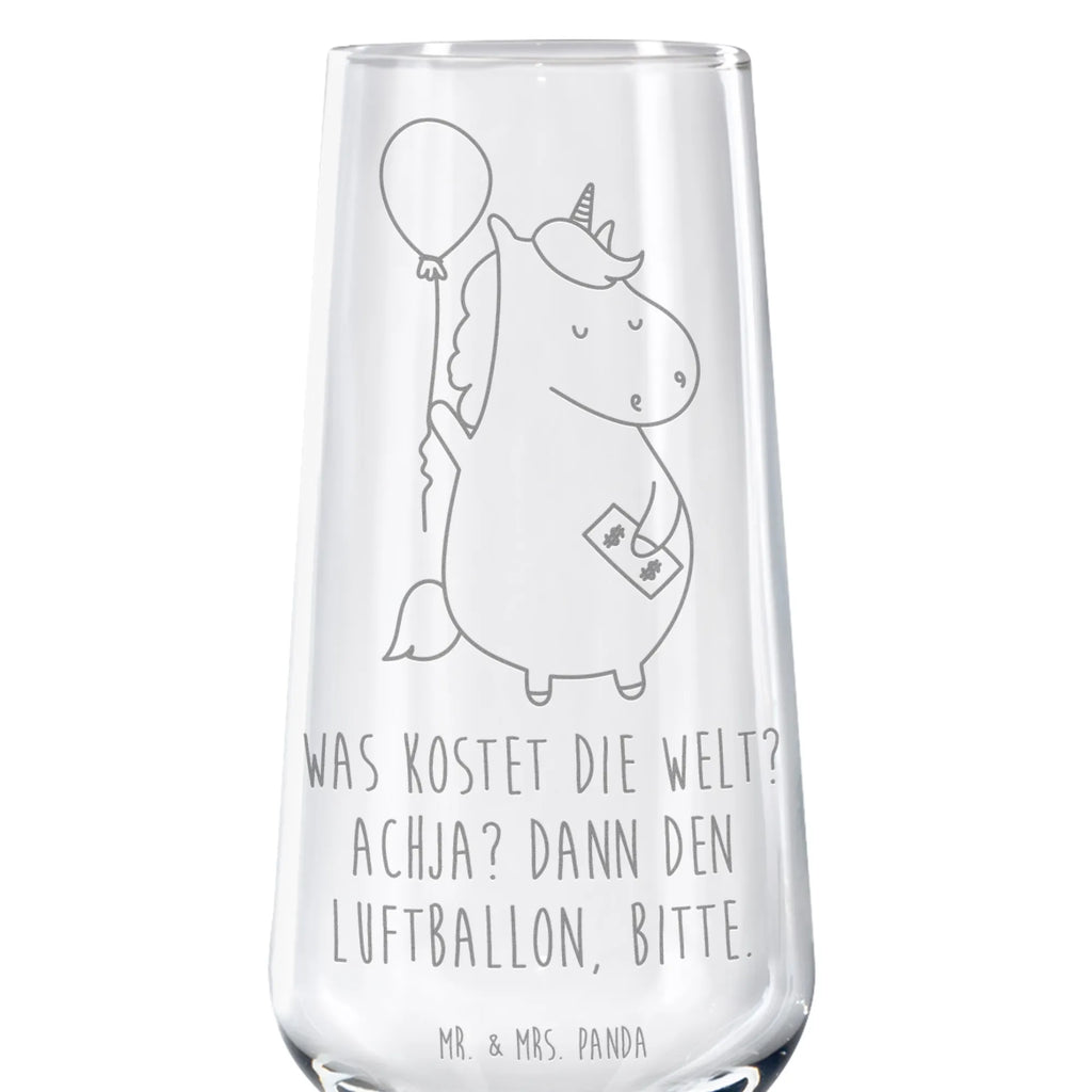 Sparkling wine glass unicorn balloon Sektglas, Sektglas mit Gravur, Spülmaschinenfeste Sektgläser, Einhorn, Einhörner, Einhorn Deko, Pegasus, Unicorn, Luftballon, Geld, Lebenslust, Freude, Geschenk, Freundin