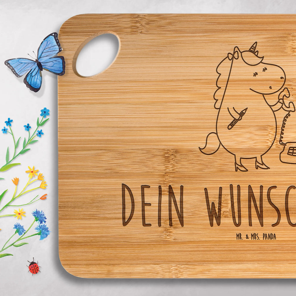 Spersonalizowana deska do krojenia Jednorożec sekretarka Jednorożec, jednorożce, dekoracje jednorożca, jednorożec