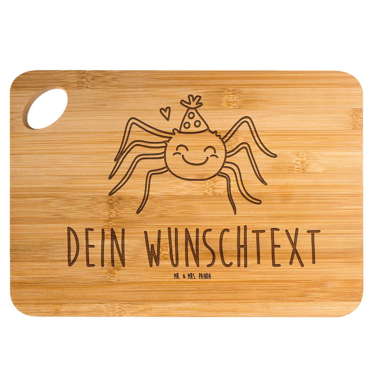 Personalized Cutting Board Spider Agathe Party Spider Agathe, Spider