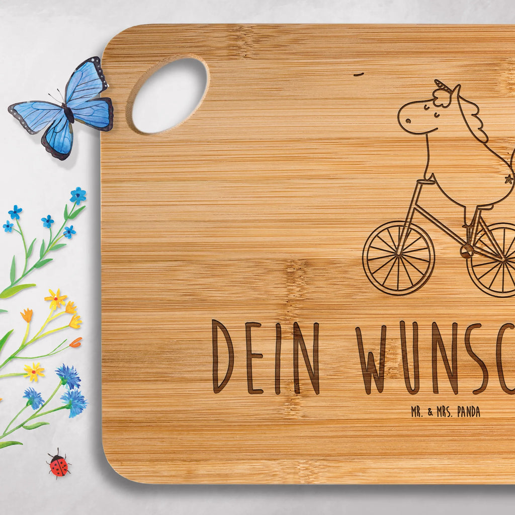 Spersonalizowana deska do krojenia Jednorożec Rowerzysta Jednorożec, jednorożce, dekoracje jednorożca, jednorożec