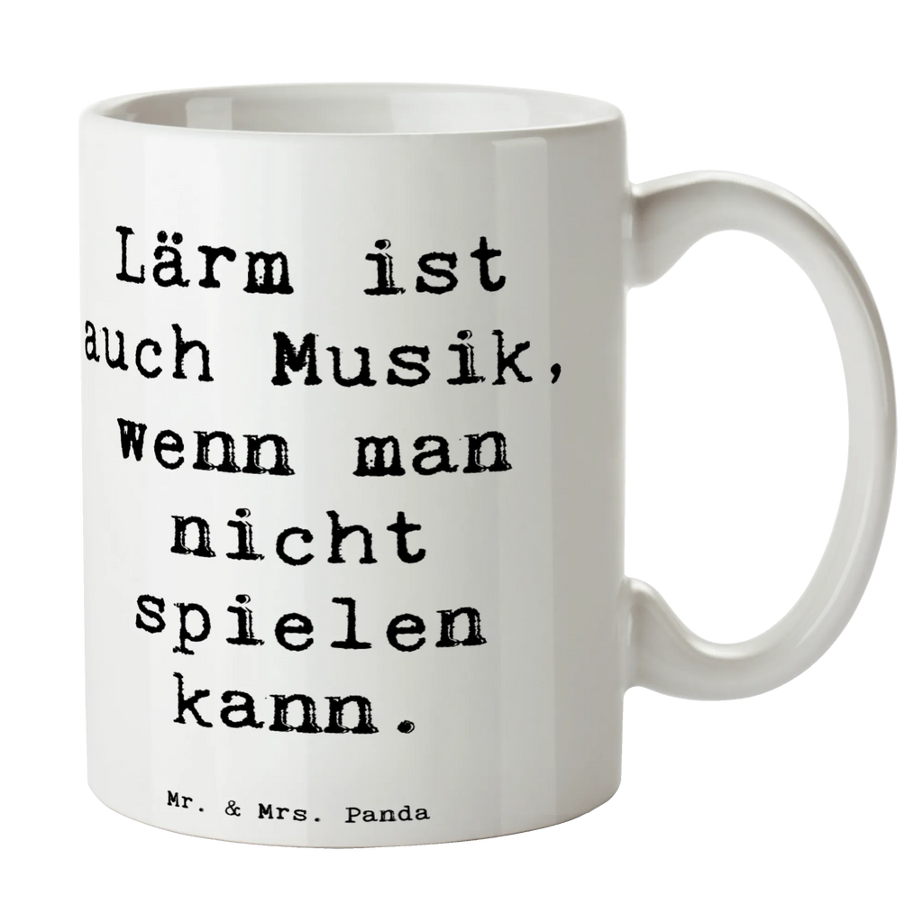 Mug Saying Lärm ist auch Musik, wenn man nicht spielen kann. Tasse, Kaffeetasse, Teetasse, Becher, Kaffeebecher, Teebecher, Keramiktasse, Porzellantasse, Büro Tasse, Geschenk Tasse, Tasse Sprüche, Tasse Motive, Kaffeetassen, Tasse bedrucken, Designer Tasse, Cappuccino Tassen, Schöne Teetassen, Instrumente, Geschenke Musiker, Musikliebhaber
