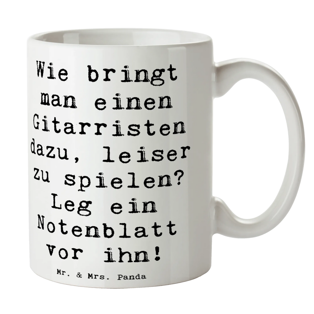 Tasse Spruch Gitarren Trick Keramiktasse, Tasse mit Motiven, Teetasse, Geschenktasse, Kaffeetasse, Tasse, Tasse mit Zitaten, Bürotasse, Porzellantasse, Instrumente, Geschenke Musiker, Musikliebhaber