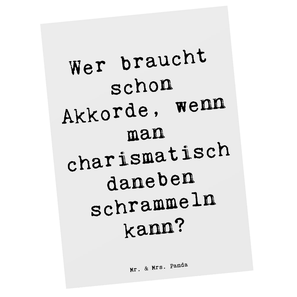 Postkarte Spruch Charisma Gitarre Ansichtskarten, Geburtstagskarte, Einladung, Ansichtskarte, Einladung Geburtstag, Einladungskarte, Einladungskarten Geburtstag, Postkarte, Karte, Dankeskarte, Grußkarte, Geschenkkarte, Instrumente, Geschenke Musiker, Musikliebhaber