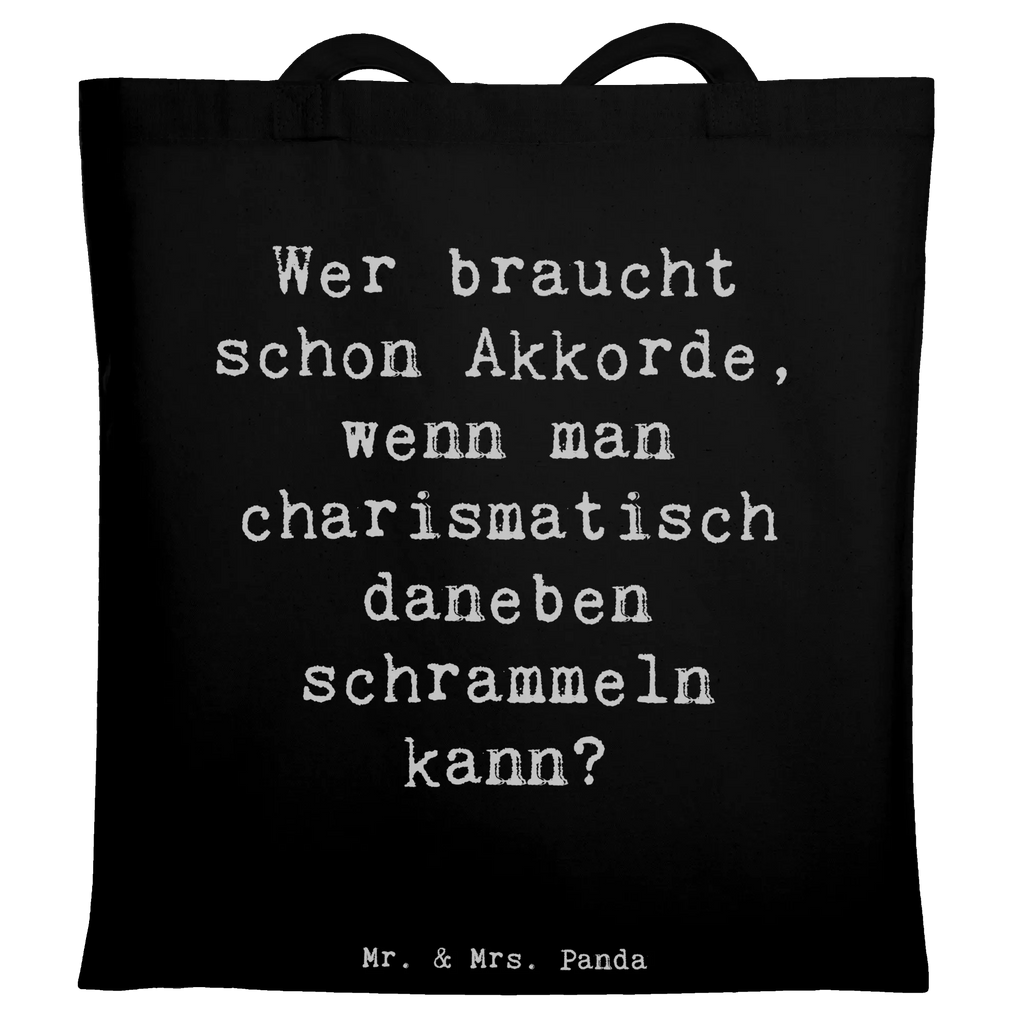 Tragetasche Spruch Charisma Gitarre Stofftasche, Jutetasche, Einkaufstasche, Beutel, Tasche, Beuteltasche, Laptoptasche, Umhängetasche, Schultertasche, Stoffbeutel, Tragetasche, Strandtasche, Badetasche, Jutebeutel, Einkaufstüte, Shopper, Instrumente, Geschenke Musiker, Musikliebhaber