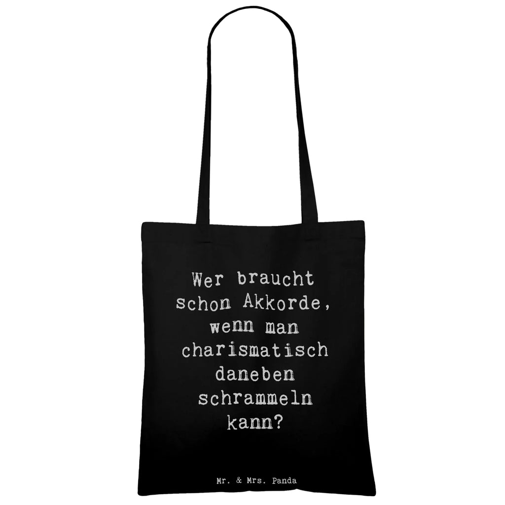 Tragetasche Spruch Charisma Gitarre Stofftasche, Jutetasche, Einkaufstasche, Beutel, Tasche, Beuteltasche, Laptoptasche, Umhängetasche, Schultertasche, Stoffbeutel, Tragetasche, Strandtasche, Badetasche, Jutebeutel, Einkaufstüte, Shopper, Instrumente, Geschenke Musiker, Musikliebhaber