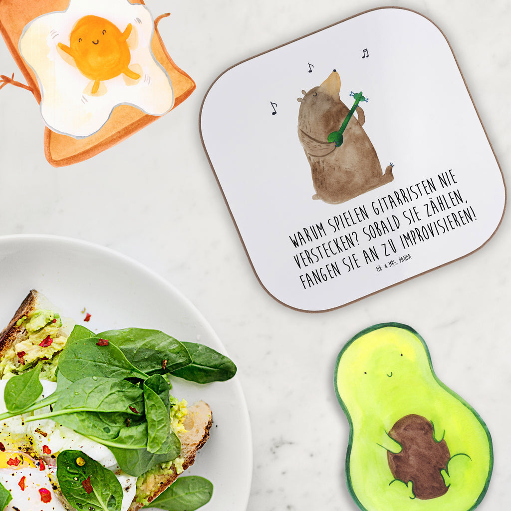 Square coaster Warum spielen Gitarristen nie Verstecken? Sobald sie zählen, fangen sie an zu improvisieren! Glasuntersetzer, Holzuntersetzer, Untersetzer für Gläser, Untersetzer Design, Untersetzer aus Holz, Untersetzer, Tassen Untersetzer, Untersetzer Holz, Untersetzer Gläser, Bierdeckel, Korkuntersetzer, Getränkeuntersetzer, Instrumente, Geschenke Musiker, Musikliebhaber