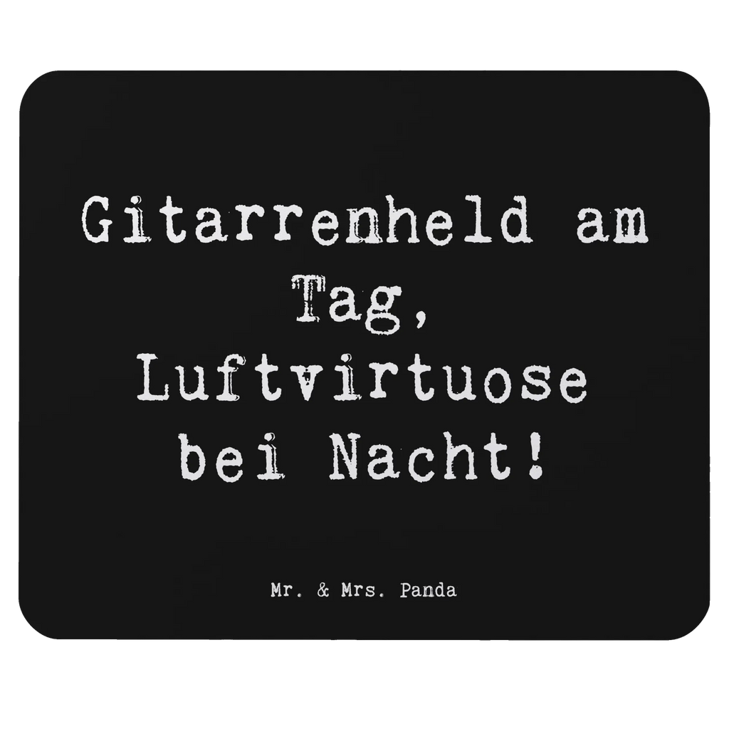Mouse mat Saying Gitarrenheld am Tag, Luftvirtuose bei Nacht! Computer zubehör, Einzigartiges Mauspad, Mauspad Büro, Mousepad, PC Zubehör, Büroausstattung, Mausunterlage, Mauspad, Designer Mauspad, Arbeitszimmer, Instrumente, Geschenke Musiker, Musikliebhaber