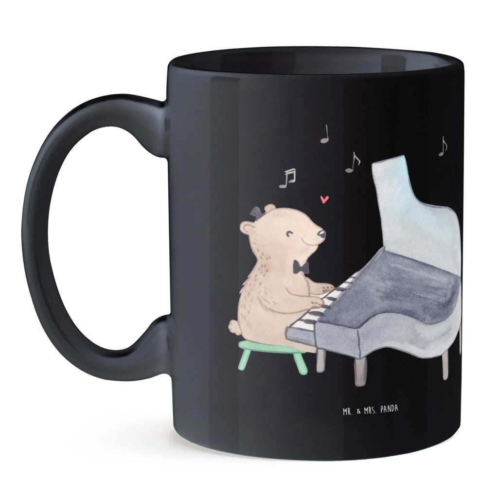 Mug Wer sagt, Klavierspielen sei leicht, hat noch nie versucht, mit dem Fuß das Pedal zu finden! Tasse mit Zitaten, Tasse, Teetasse, Tasse mit Motiven, Keramiktasse, Porzellantasse, Geschenktasse, Bürotasse, Kaffeetasse, Instrumente, Geschenke Musiker, Musikliebhaber