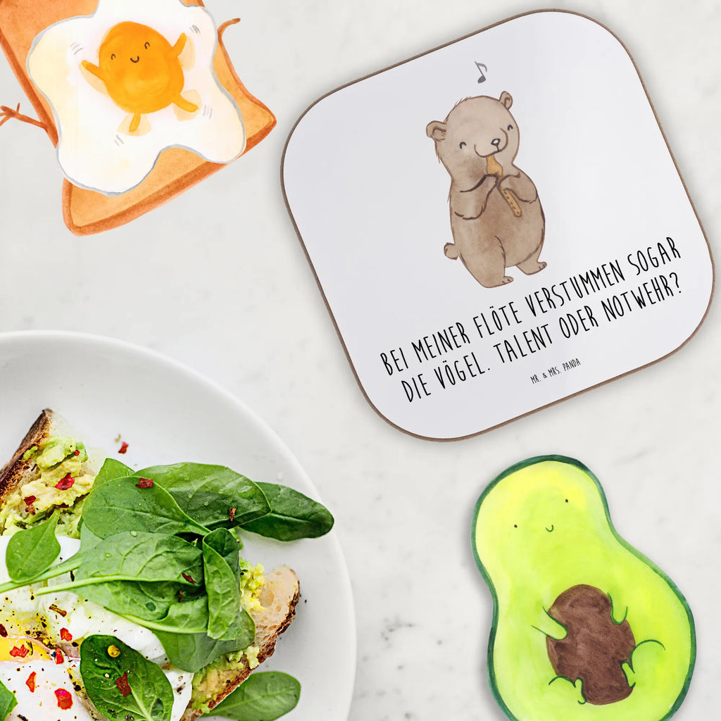 Square coaster Bei meiner Flöte verstummen sogar die Vögel. Talent oder Notwehr? Tassen Untersetzer, Untersetzer Design, Untersetzer Holz, Glasuntersetzer, Getränkeuntersetzer, Korkuntersetzer, Bierdeckel, Untersetzer aus Holz, Holzuntersetzer, Untersetzer, Untersetzer für Gläser, Untersetzer Gläser, Instrumente, Geschenke Musiker, Musikliebhaber