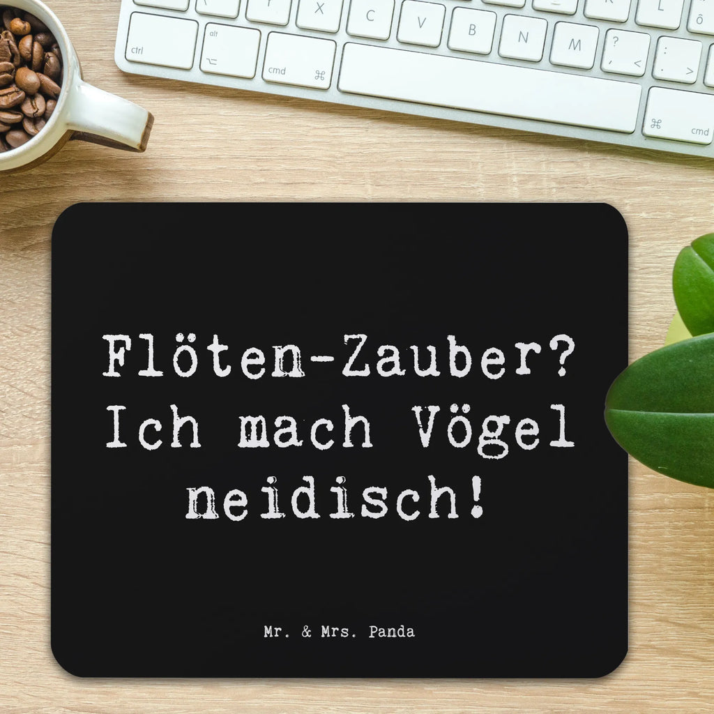 Mouse mat Saying Flöten-Zauber? Ich mach Vögel neidisch! Mauspad Büro, Einzigartiges Mauspad, Computer zubehör, PC Zubehör, Büroausstattung, Mausunterlage, Designer Mauspad, Mousepad, Arbeitszimmer, Mauspad, Instrumente, Geschenke Musiker, Musikliebhaber