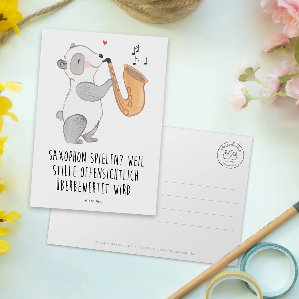 Postcard Saxophon spielen? Weil Stille offensichtlich überbewertet wird. Grußkarte, Dankeskarte, Einladungskarten Geburtstag, Karte, Ansichtskarte, Ansichtskarten, Einladung, Postkarte, Einladungskarte, Einladung Geburtstag, Geburtstagskarte, Geschenkkarte, Instrumente, Geschenke Musiker, Musikliebhaber