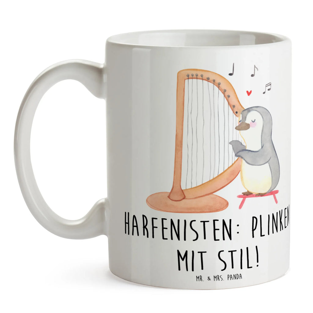 Tasse Harfe mit Stil Bürotasse, Tasse mit Motiven, Teetasse, Geschenktasse, Kaffeetasse, Porzellantasse, Tasse mit Zitaten, Tasse, Keramiktasse, Instrumente, Geschenke Musiker, Musikliebhaber