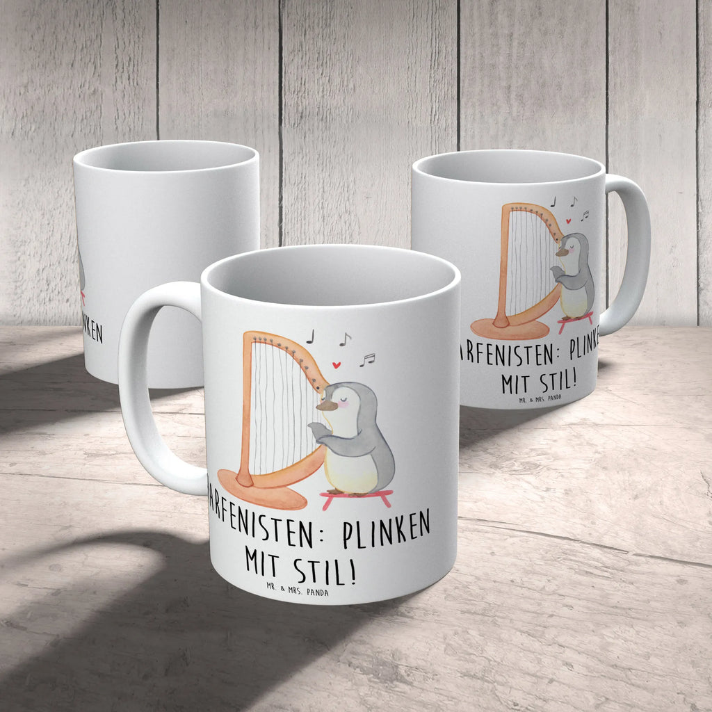 Tasse Harfe mit Stil Bürotasse, Tasse mit Motiven, Teetasse, Geschenktasse, Kaffeetasse, Porzellantasse, Tasse mit Zitaten, Tasse, Keramiktasse, Instrumente, Geschenke Musiker, Musikliebhaber