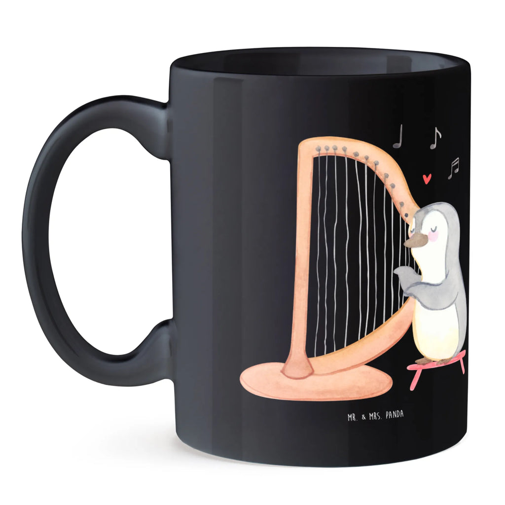 Tasse Harfe Melodien Tasse mit Zitaten, Kaffeetasse, Keramiktasse, Tasse, Porzellantasse, Geschenktasse, Bürotasse, Teetasse, Tasse mit Motiven, Instrumente, Geschenke Musiker, Musikliebhaber