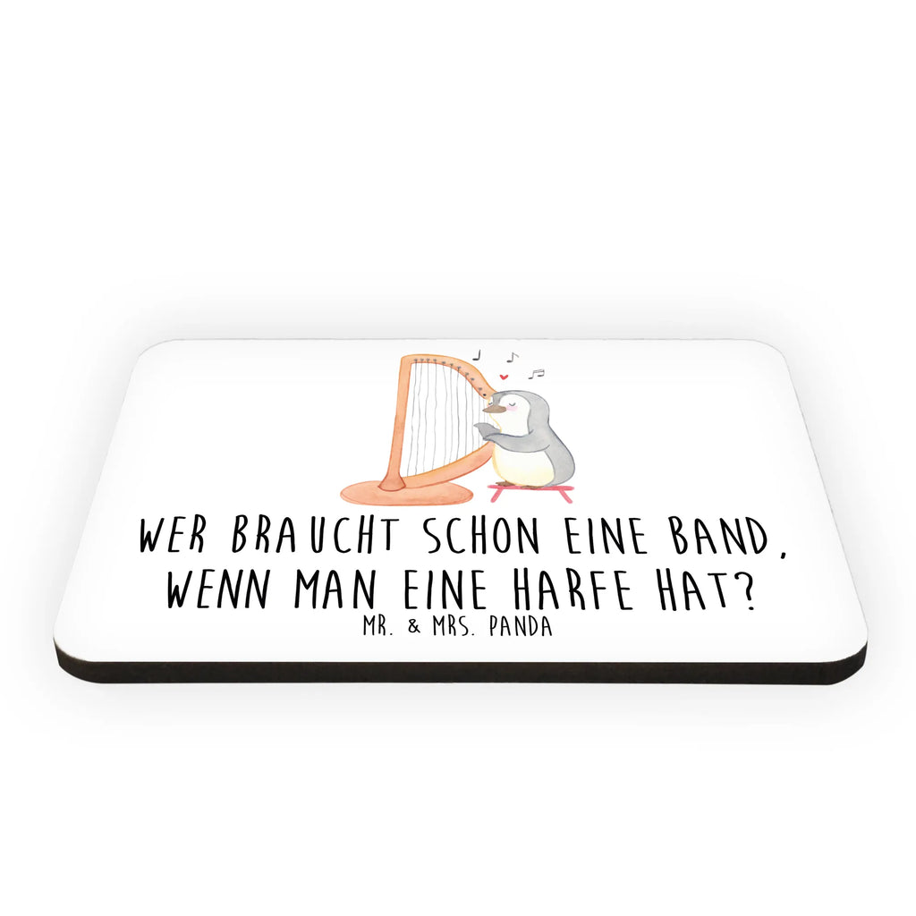 Magnet Wer braucht schon eine Band, wenn man eine Harfe hat? Souvenir Magnet, Notiz Magnet, Kühlschrankmagnet, Dekomagnet, Whiteboard Magnet, Pinnwandmagnet, Kühlschrank Dekoration, Motivmagnete, Instrumente, Geschenke Musiker, Musikliebhaber